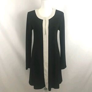 BCBGeneration Black & White Midi Dress